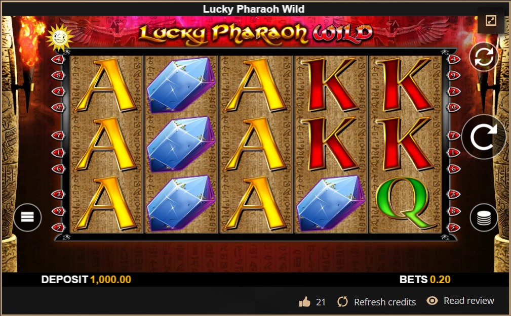 Grafik im alten Ägypten Lucky Pharaoh Wild